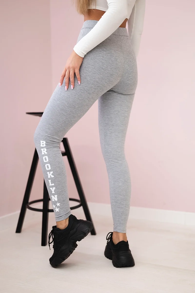 Legíny Brooklyn sivé