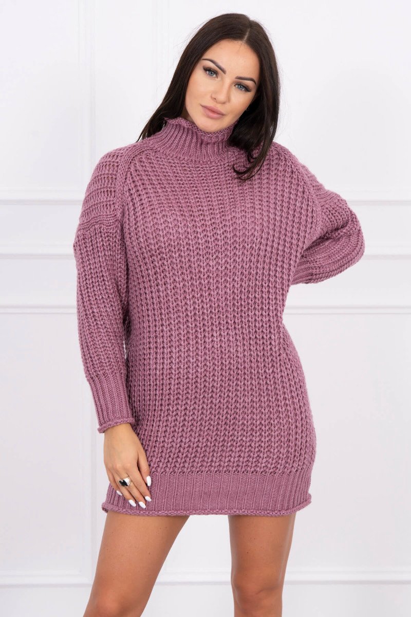Dámsky sveter šaty fialové