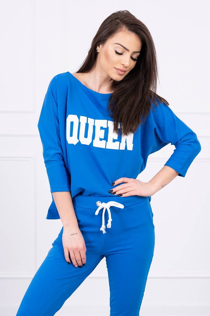 Tepláková súprava kráľovská modrá Queen